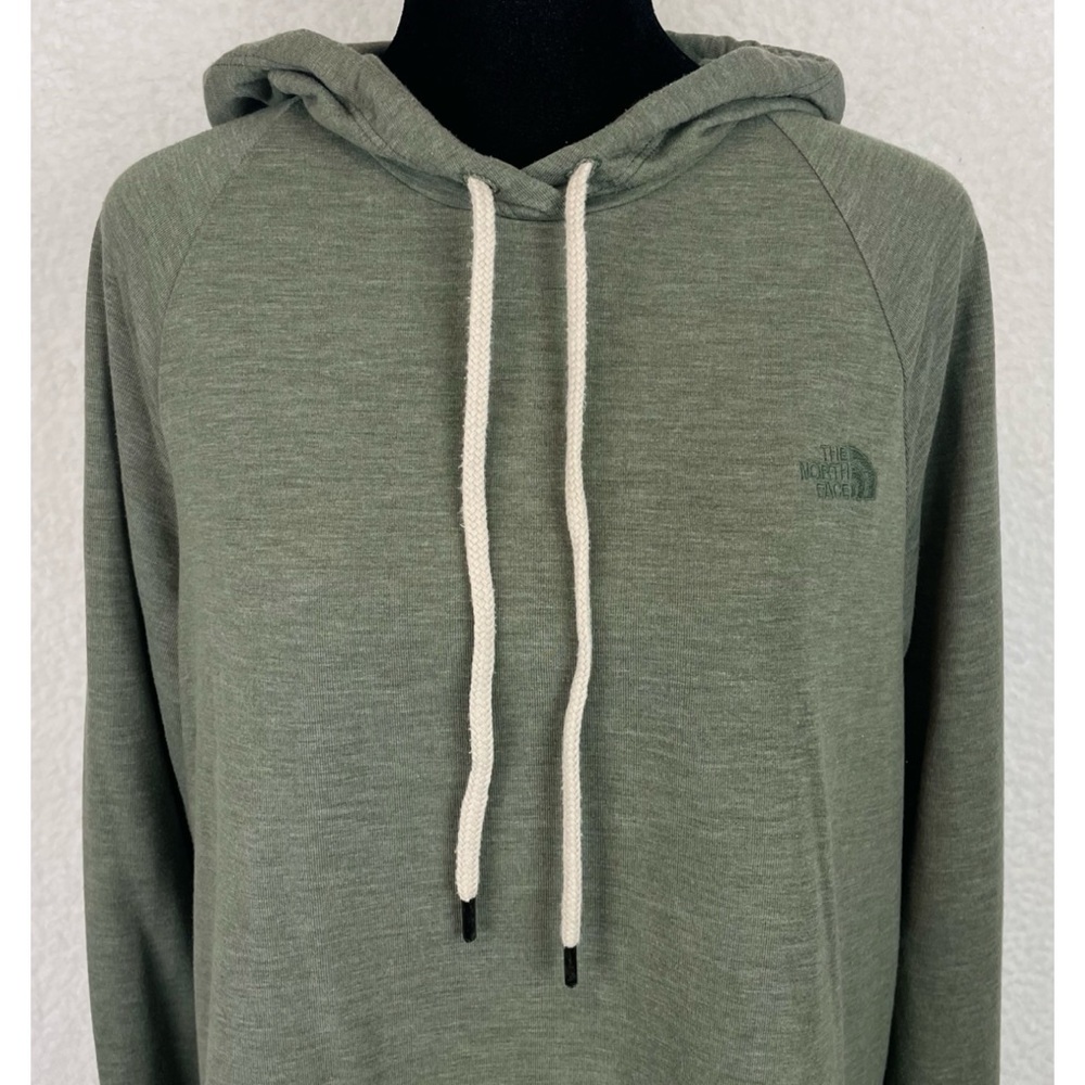 THE NORTH FACE • Thyme Heather Westbrae Knit Pullover Hoodie, L - Picture 5 of 15